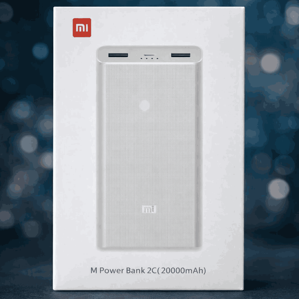 Xiaomi Mi Power Bank 2C 20000mAh – Dual USB Portable Fast Charging Power Bank with Smart Power Management